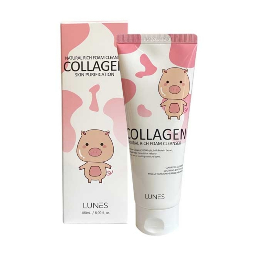 Collagen face wash